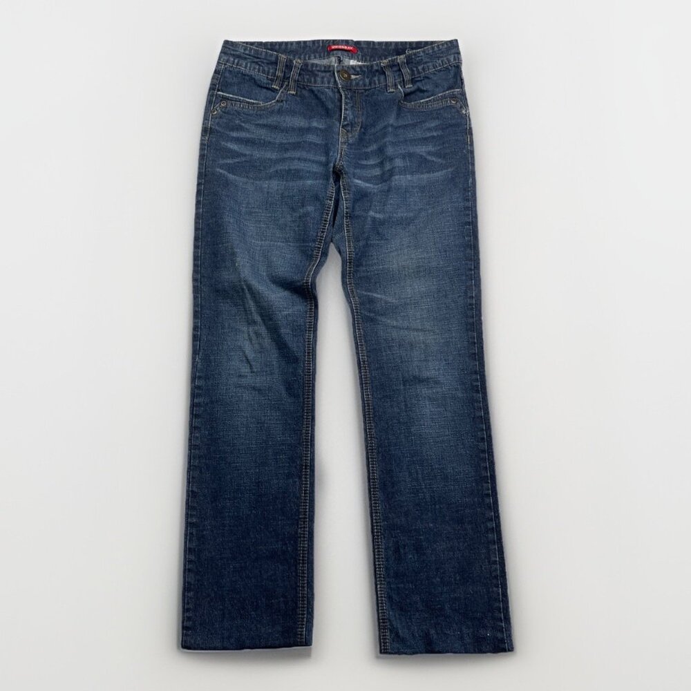Union Bay Jeans Ginger Stretch Sz 9 Blue Slim Straight Medium Wash Casual Denim